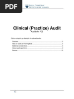 Clinical (Practice) Audit: A Guide For PCS