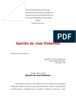 Ensayo Aportes de Joan Robinson 