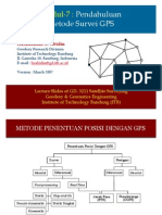 Metoda Survey GPS