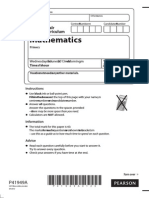 Math - Primary - Sample Test - 2013