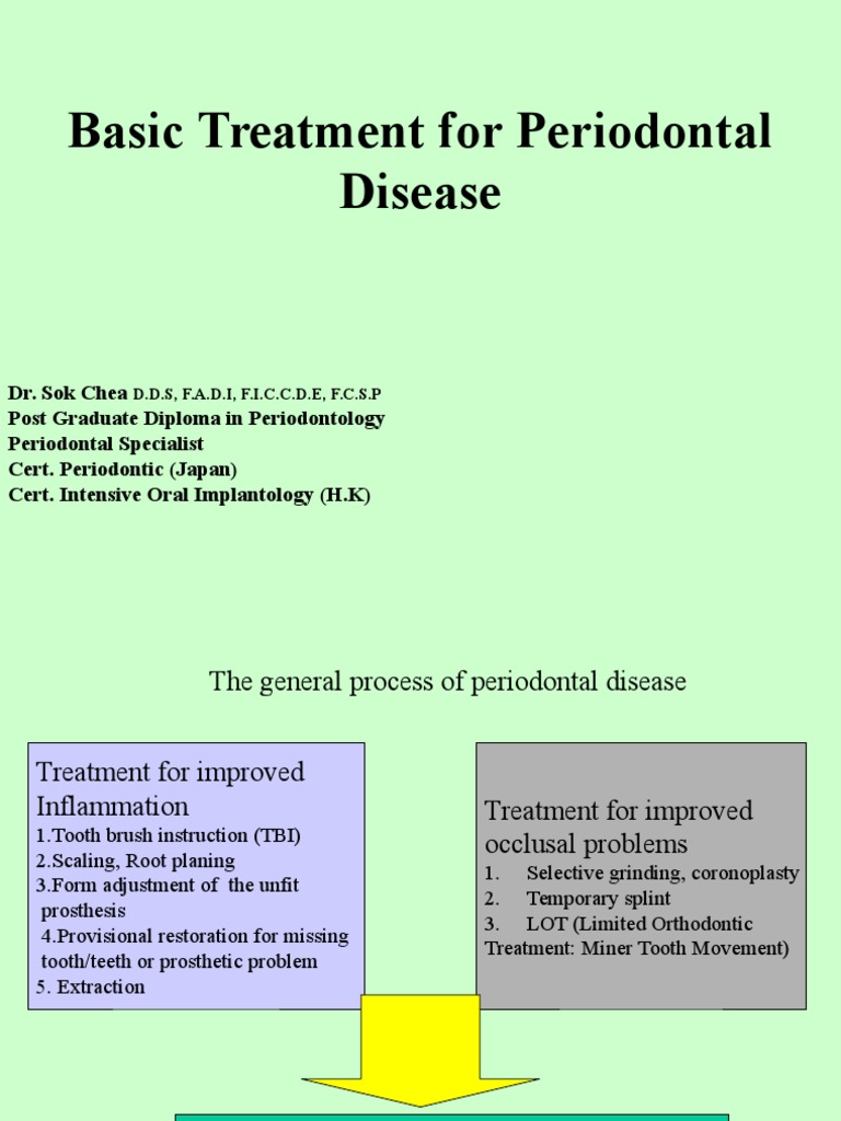 2. Basic Treatment for Periodontal Disease Human Tooth Health Care