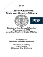 Oklahoma State and County Officers - 2014 State Roster