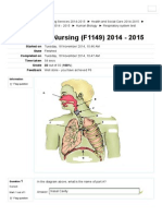 Respiratory System Test PDF