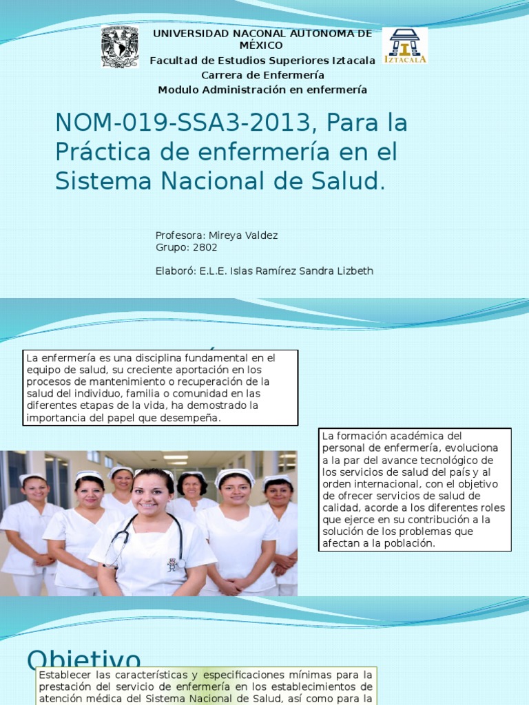 Nom 019 Ssa3 2013 | PDF | Hemodiálisis | Enfermería