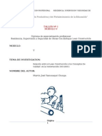 Modulo v Iso 9001 y Lean Construcction