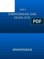 Sinkronisasi Dan Deadlock