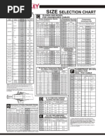 Full Size Selection Chart