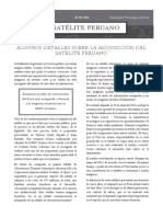 Algunos Detalles Sobre La Adquisición Del Satélite Peruano