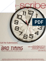 Bad Timing - Call For Submissions
