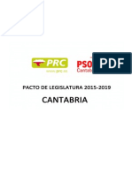 Pacto Legislatura 2015 - 2019