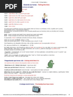 ___ Horas Em Inglês - Só Língua Inglesa __