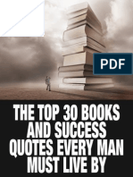 The Top 30 Books and Success Quotes Every Man Must Live By