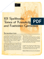 101 Spellbooks Tomes of Knowledge and Forbidden Grimoires