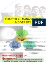 Chapter 4: Management & Diversity Chapter 4: Management & Diversity