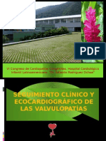 Evaluación Clínica y Ecocardiografica de Las Valvulopatías