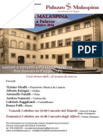 Accademia Malaspina Ottobre 2014