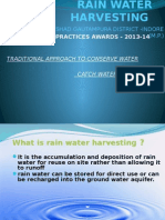Rain Water Harvesting