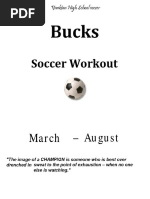 Yhssoccer Workout Pdf Human Anatomy Musculoskeletal System