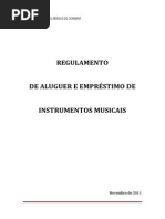 Regulamento Aluger Intrumentos Musicais