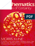 Morris Kline-Mathematics, The Loss of Certainty-Oxford University Press (1980)