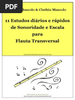 Estudos Diários Rápidos de Sonoridade e Escala