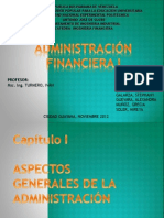 Administracion Financiera I