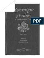 Montaigne Studies 1