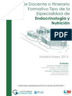 GUIA DOCENTE TIPO Endocrinología y Nutrición 2015