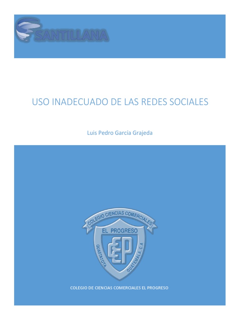Uso Inadecuado de Redes Sociales | PDF | Servicio de redes sociales ...