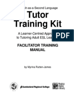 English-as-a-Second Language Tutor Training Kit