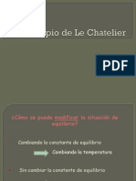 Principio de Le Chatelier