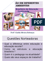 Educação Em Diferentes Ambientes