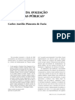 FARIA - 2005 - A Política da Avaliação de Políticas Públicas.pdf