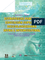 Estrategias Para Una Educacion Superior Descolonizadora Intra e Intercultural