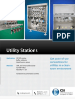 Utility Stations: Get Point-Of-Use Connections For Utilities in A Clean-Room Environment