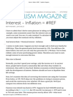 Interest – Inflation = #REF - Capitalism Magazine