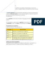 Función logarítmica: gráficas, propiedades y aplicaciones