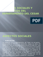 Aspectos Sociales y Económicos Del Departamento Del Cesar