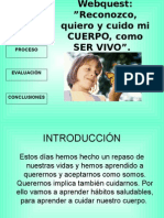 Webquest Reconozco Quiero y Cuido Mi Cuerpo Como Ser Vivo