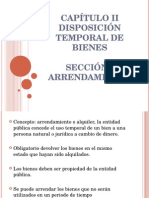 Disposición Temporal de Bienes