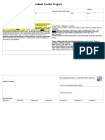 Mentoring Tool - Graduate Teacher Progress Log For Rosie Baker