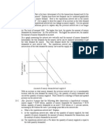 Money Demand, Equilibrium Rate, and Impact of Increased Demand