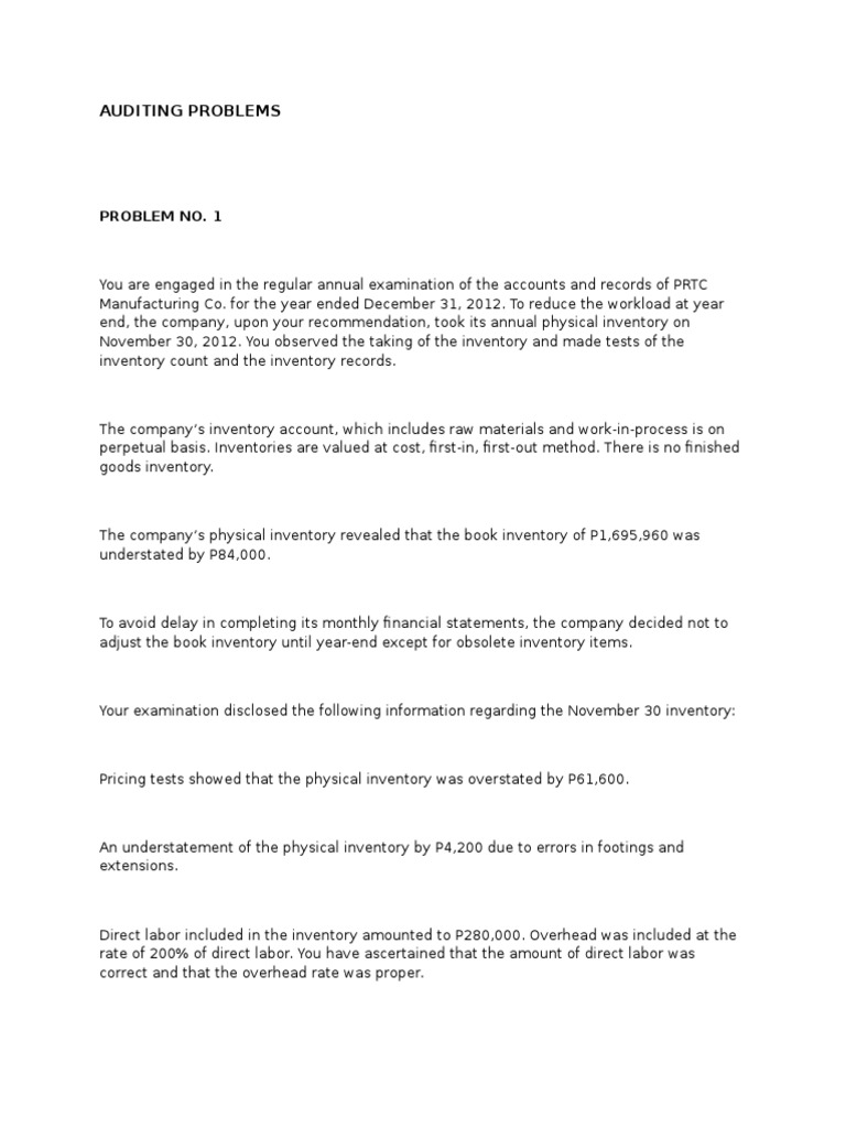 Auditing inventory cycle count procedures picture