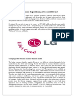 LG - Repositioning, Compititive