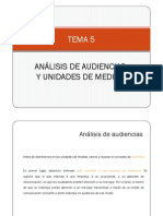 Análisis audiencias medios comunicación