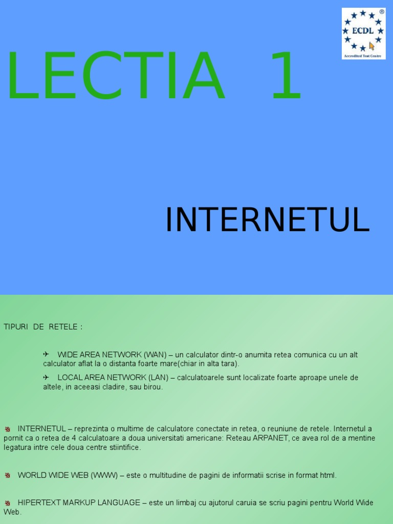 Internet Si Posta Electronica | PDF