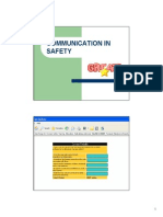 Communication in Safety