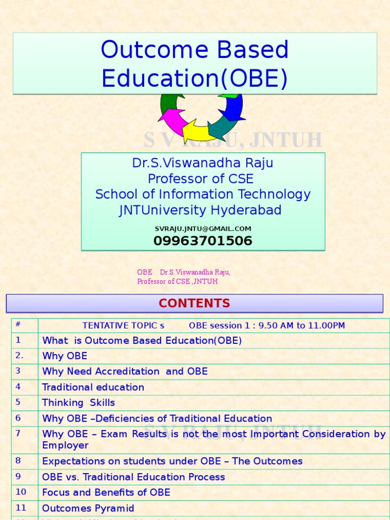 Outcome Based Education | Download Free PDF | Computer Science ...