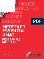 MedStart UMAT Sample and Practice Questions