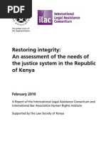 Download Kenya Judicial Reform 2010  Restoring integrity An assessment of the needs of the justice system in the Republic of Kenya by Paul Richmond SN26989486 doc pdf